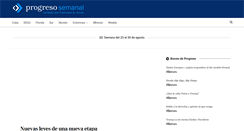 Desktop Screenshot of progresosemanal.us