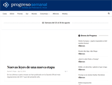 Tablet Screenshot of progresosemanal.us